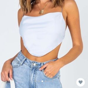 Princess Polly Julia Top Blue